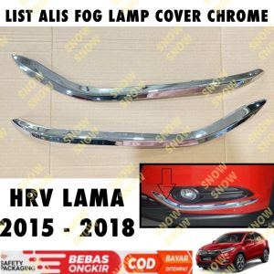 List Alis Foglamp Honda Hrv 2015 2018 Fog Lamp Cover Chrome