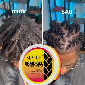 Gel Tạo Kiểu Tóc Biotin 100g Giữ Nếp Lâu Mượt Mà Kiểm Soát Tốt Làm Mịn Tóc Xoăn Hoàn Thiện Kiểu Tóc Sáp Vuốt Tóc Dành Cho Tóc Tết