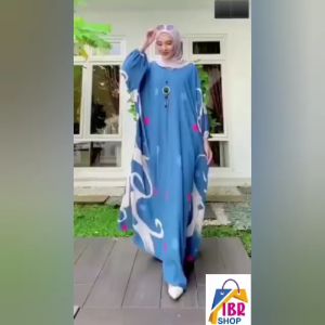 Gamis Kaftan Terbaru: Resleting Depan All Size, Longdress Kondangan, Busui Friendly