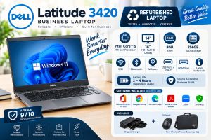 Dell Latitude 3420 – Business Laptop (Fast & Reliable)👌📍