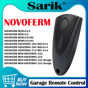 NOVOFERM Garage Door Remote Control 433.92MHz NOVOTRON 502 MAX43-2 MINI-NOVOTRON 522 MINI-NOVOTRON 524 Rolling Code Transmitter