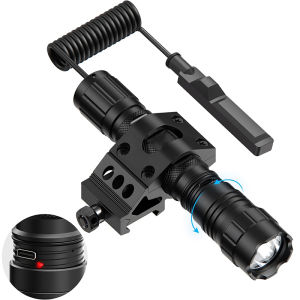 BLO-048 Outdoor 1500 Lumens with Remote Pressure Switch Flashlight Aluminum Type-c Rechargeable Light For 20-21mm Rail/Mlok System