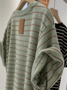 Loowmane | Premium Versatile Striped Short Sleeve Top for 2026 Summer