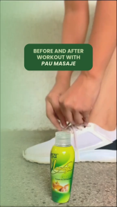 Pau Masaje massage oil Classic Floral Orange and Peppermint Scent 60ml