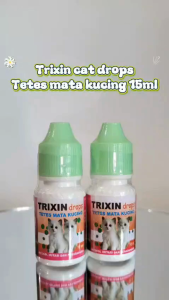 Trixin cat drops tetes mata kucing anjing 15ml