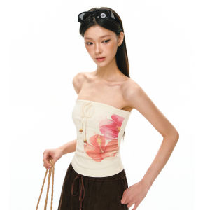 Ariseism | Vintage Floral Printed Crop Top