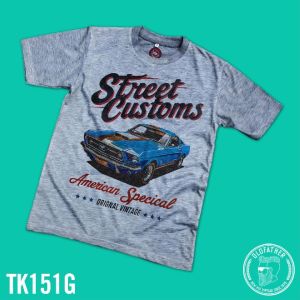 เสื้อยืดคอกลมแขนสั้น ผ้าTK พิมพ์ระบบ Sublimation นุ่ม สวมใส่ สบาย ระบายอากาศไม่ร้อน ( รหัสสินค้า TK 151 )