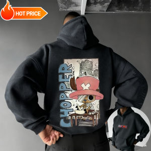 Chopper 2025 Harajuku Anime One Piece Streetwear Vintage Winter Oversized Hoodie Men Women Long-Sleeve Hooded Sweatshirt Top Y2k