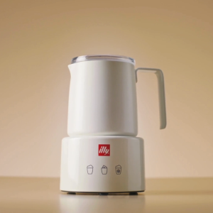 illy Electric Induction Milk Frother - Stainless Steel & Black