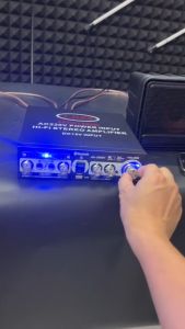 Amply AK300BT - Bộ Khuếch Đại Công Suất Âm Thanh 200W Đầu Vào 2 Mic BT 5.0 Bộ Thu Âm Thanh Kỹ Thuật Số Karaoke Hi-Fi Stereo Cho Gia Đình