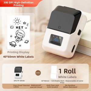 DTPrinter | HD 300dpi Small Bluetooth Handheld Thermal Color Waterproof Label Printer
