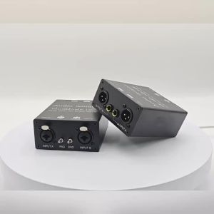 Dual Channel XLR 6.5mm Audio Isolator Professional Grade Noise Reduction Eliminates Buzzing Humming Current Noise