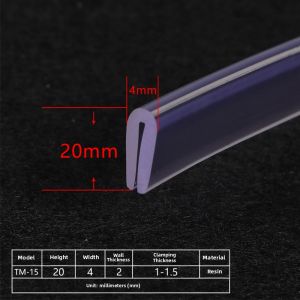 TEKANAI | Scratch Resistant U-shape Transparent Edging Strip