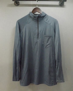 ผู้ชาย ฤดูใบไม้ผลิ ฤดูร้อน แขนยาวบาง คอกลม เสื้อยืดกีฬาฟิตเนสแห้งเร็ว ยืดได้ โพลีเอสเตอร์ ไฟเบอร์ ลำลอง สไตล์พื้นฐาน