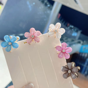 Ditoo Original Alloy Mini Flower Hair Claws Women Small Hair Clips Headdress Kids Sweet Hairpins Barrettes Fashion Hair Accessories