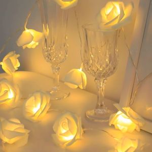 3m 20 lights rose flower lights led light string bedroom decoration light string fairy lights holiday decoration lights