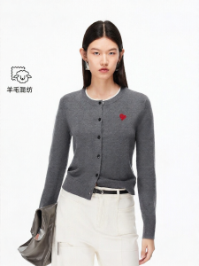 Vero Moda | Áo Sweater Pha Len Mới Thu Đẹp có Thêu Hình Tim