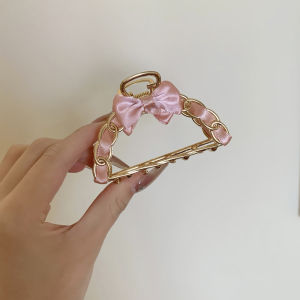 กิ๊บติดผมรูปผีเสื้อหรูหรา ทรงเรือชั้นสูง สไตล์เกาหลี โลหะผสม ทองแดง ทอง ดีไซน์เก๋ไก๋ แฟชั่นสำหรับผู้หญิง