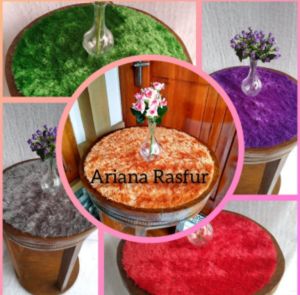 TAPLAK MEJA PVC VINIL EMAS CANTIK IMPOR