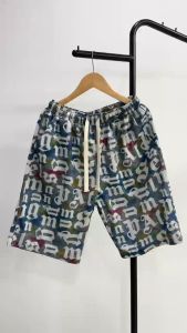 GZ Store กางเกงลำลองแฟชั่นน่ารัก กางเกงขาสั้นสามารถสวมใส่ได้ทั้งชายหญิง ลวดลายสมัยใหม่ใส่สบาย QC-DK8020