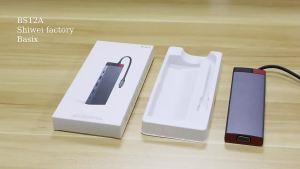 Basix | Basix Type-c to HDMI-compatible Docking Station Laptop Adapter With For Macbook Air M1 iPad Pro RJ45 HD-MI usb c hub