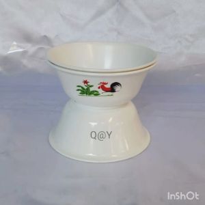 MURAH 12 PCS( 1 LUSIN ) MANGKUK AYAM JAGO PLASTIK / MANGKUK PLASTIK WADAH SAYUR BAKSO MIE RAMEN