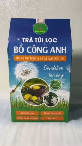 Combo 4 hộp (160 gói) trà túi lọc bồ công anh Bảo Khang trà bồ công anh nhuận tràng lợi sữa lợi tiểu chán ăn đau khớp chàm mẩn ngứa HN