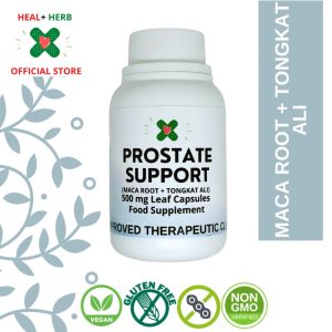 Heal + Herb Prostate Support Capsule with Maca Root & Tongkat Ali for Mens Health & Prostate Problems 50 & 100 Capsules