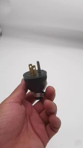Small American Plug   Dual American Standard Gasoline Generator Direct Plug 15A250V Three Plug NEMA5