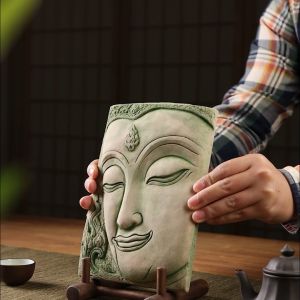 พระพุทธรูปประดับศิลปะไทย สโตนแวร์ ประดับในห้องรับแขก ห้องทำงาน ประดับโต๊ะชา