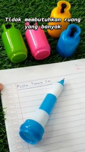Pena Lucu Bentuk Tabung Gas Bullet Tip 0.5mm Pulpen Capsul Motif Tabung Gas Alat Tulis Sekolah Kantor Gas Cylinder Bolpoint Perlengkapan Menulis Anak Pen Motif Unik Untuk Souvenir Pernikahan Cendera Mata Murah PST