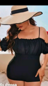 PLUS SIZE ONE PIECE SWIMSUIT [ZENA]