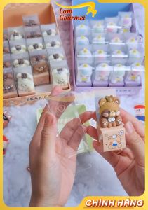 Combo Đồ Chuốt Bút Chì Gấu Trắng Nâu