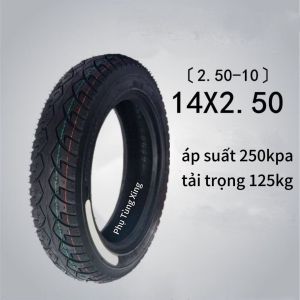 Lốp xe đạp điệnxe máy điện không săm14×2.50 16×2.50 3.00-10 2.75-10 vỏ xe đạp điện Phù hợp với các mẫu xe đạp điện phụ tùng phụ kiện xe điện
