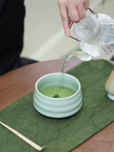 Rack 🍵ชุดมัทฉะปัดและชามชุดจับมัทฉะตีชามพร้อมพวย sifter ที่วางเซรามิกปัด ช้อนเครื่องมือเริ่มต้นชาญี่ปุ่นสำหรับของขวัญพิธี