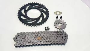 Not A Set 420 Chain 20mm 15T Motorcycle Front 41T Rear Sprocket for 110CC 125CC Motorcycle Pit Dirt Bike ATV Go Kart Quad Moped