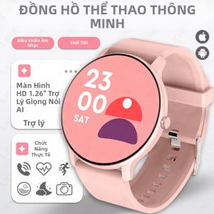 LIGE | Đồng Hồ Thông Minh Dành Cho Nữ Giám Sát Sức Khỏe Chống Nước Theo Tiêu Chuẩn IP68 Chế Độ Đa Thể Thao Huấn Luyện Hơi Thở Cuộc Gọi Bluetooth Tương Thích Với Android & iOS