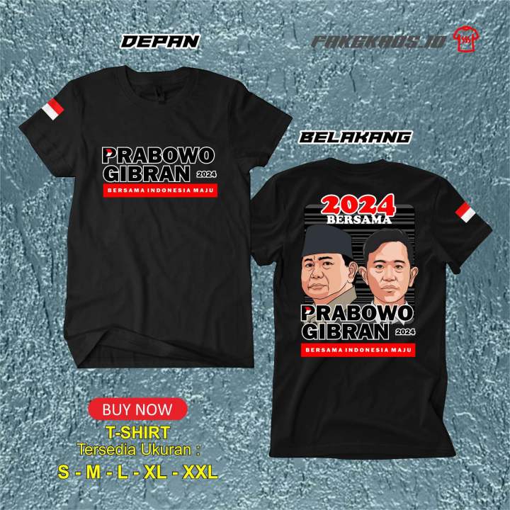 Kaos Prabowo Gibran 2024 Lazada Indonesia