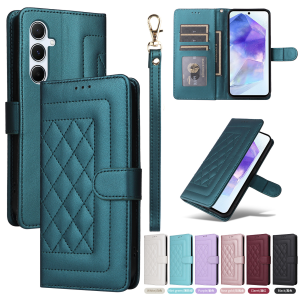 Leather Flip Case For Samsung Galaxy A05S A16 A36 A56 A15 A25 A35 A55 A54 A34 A24 A14 A52 A72 A73 A53 A33 A13 A32 A22 A12 Wallet
