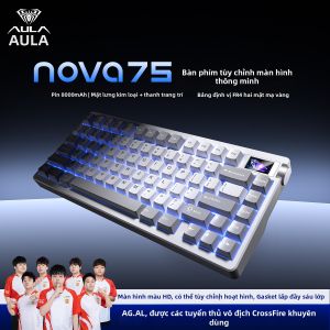 AULA | Wireless Bluetooth Mechanical Gaming Keyboard Tri-Mode