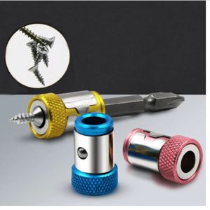 Mata Bor Obeng Cincin Magnetik Ring 6.35 - Adapter Mata Obeng Konektor Cincin Magnet Ring Screwdriver Bit