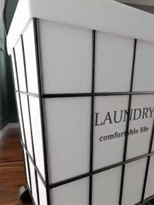 Clothes Storage Basket Dirty Clothes Laundry Basket Rack Good-loo GOOD  sg king Wrought IronLaundry Storage Basket Storage Home Oversized Snack with Clothes Storage