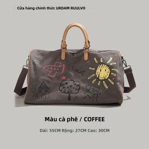 URCDN RDALVO | Túi Đựng Hành Lý Dung Lượng Lớn In Hình Thú Nhỏ