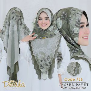 HIJAB INSTAN KHIMAR SYARI MOTIF DC 756 CERUTYBABYDOL PREMIUM BY DESVIKA