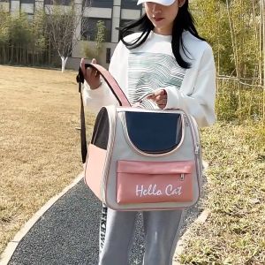 เป้าหมาย: สัตว์เลี้ยง กระเป๋าเเมว กระเป๋านักเรียนแมว กระเป๋าใส่แมว เป้อุ้มแมวแบบมีหูหิ้ว กระเป๋าเป้สัตว์เลี้ยง 15kg