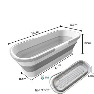 Large Rectangular Plastic Handheld Cleaning Bucket for Outdoor Car Wash And Fishing Use Duster Mop Bucket Home Household Tools