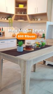 Cubic Meja Makan Minimalis / Dining Table / ELENA DT 120