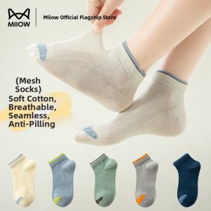 MiiOW | Boys Lightweight Mesh Breathable Ankle Socks