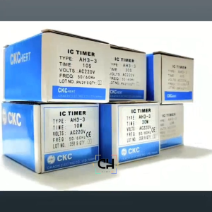 Rơ le thời gian On-Delay CKC AH3-3 220V Timer Relay độ bền cao độ trễ nhỏ có đèn LED hiển thị