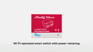 Shelly 1PM Mini Gen3 Công tắc thông minh điều khiển bằng Wi-Fi 8A Công tắc rơle nhỏ nhất điều khiển thông minh giám sát nguồn điện chính xác